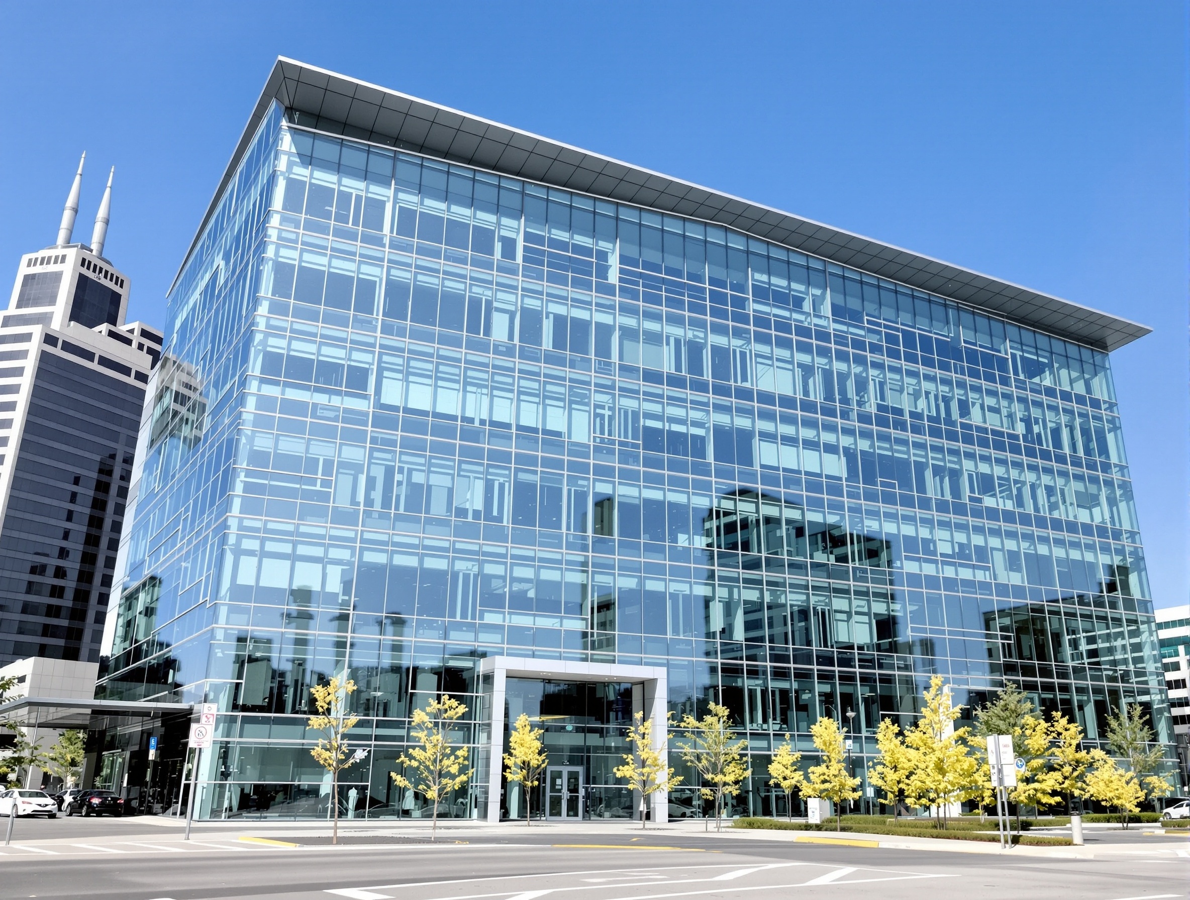 Modern Dallas mortgage lending office building