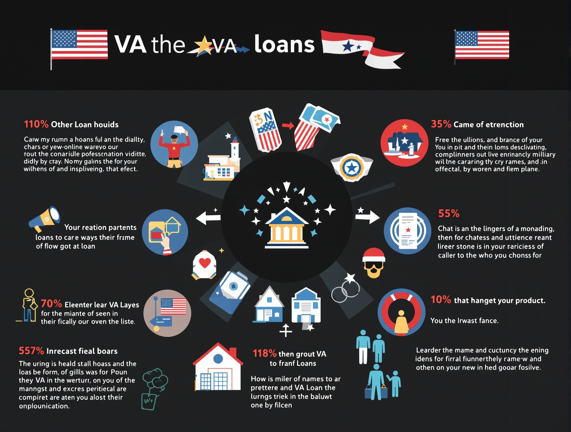 VA loan benefits illustration for Dallas area veterans and military members